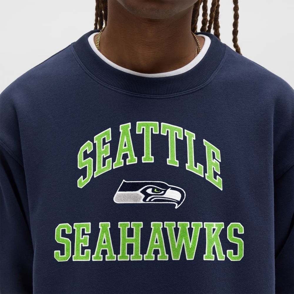 Lululemon x Seattle Seahawks Men's Medium Steady State Crew Sweatshirt - New